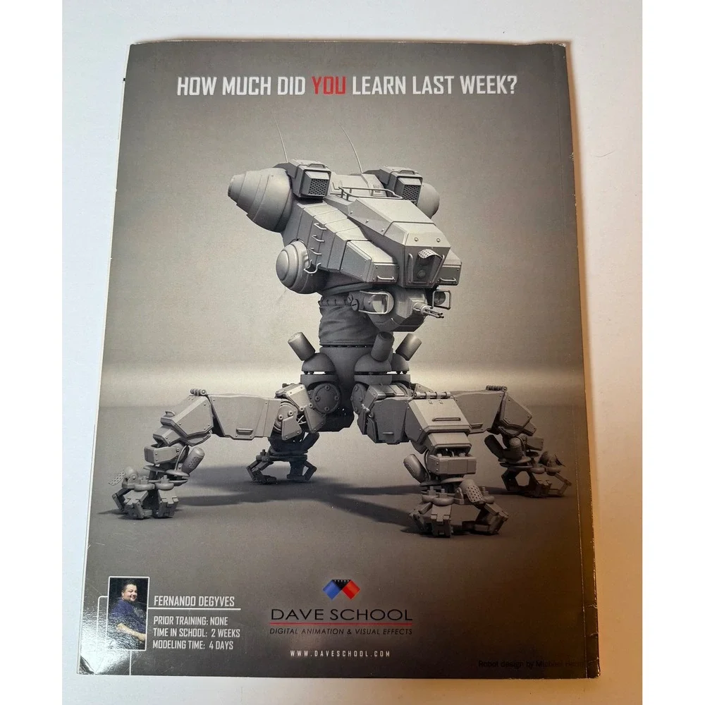ImagineFX Fantasy Digital Art Magazine Issue 127 Sci‎ Fi Robot Cover